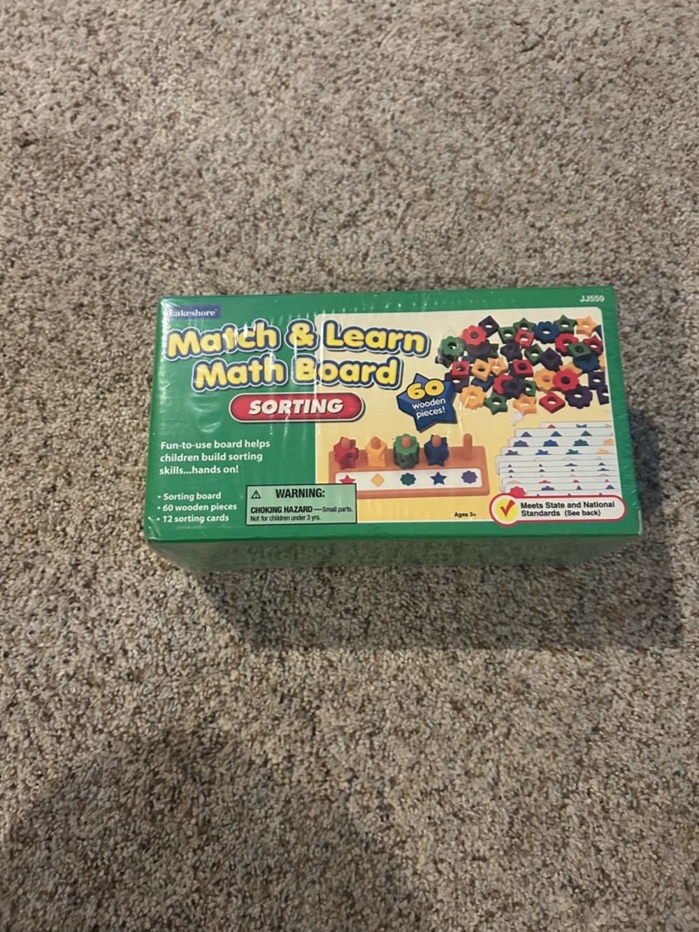 NWT Lakeshore Match & Learn Math Board